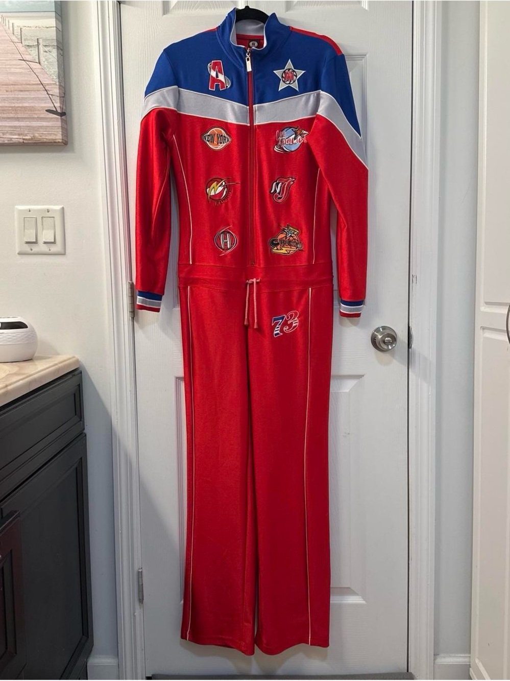 NBA Basketball Jumpsuit w/ Patches